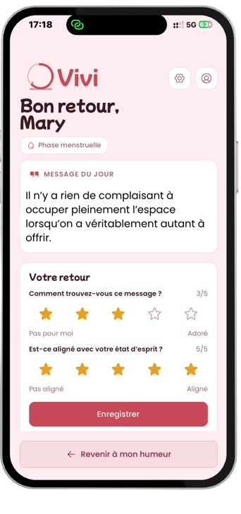 Vivi app screenshot